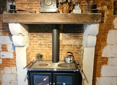 Cuisinière bois Thermorossi Viola - Après 