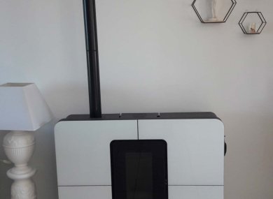 Poêle à granulés de bois - Slimquadro - Thermorossi