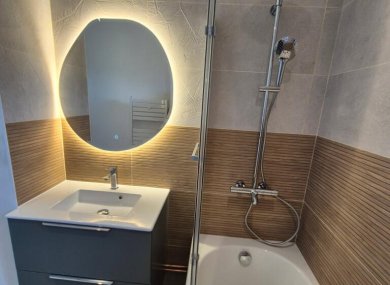 Réfection de salle de bain - Après - BCV Thermique